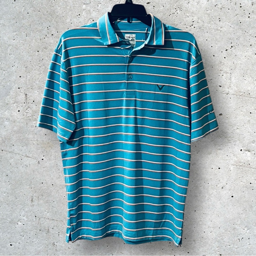 NWT Callaway Performance Opti Dry Cooling Golf Polo Shirt